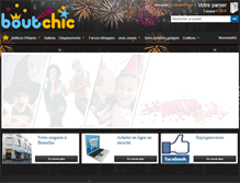 Tablet Screenshot of boutchic.be